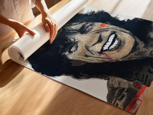 Print original - Mick Jagger 30x40