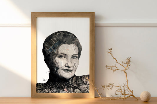 Print original - Simone Veil 30x40