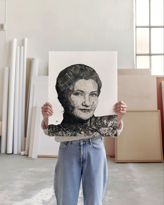 Print original - Simone Veil 50x70