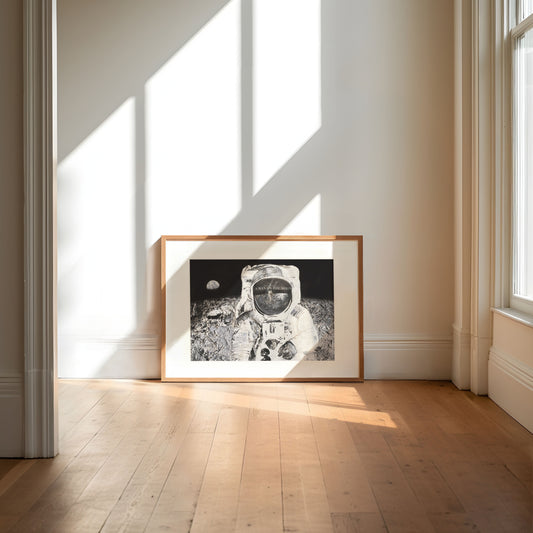 Print original - Man on the Moon 30x40