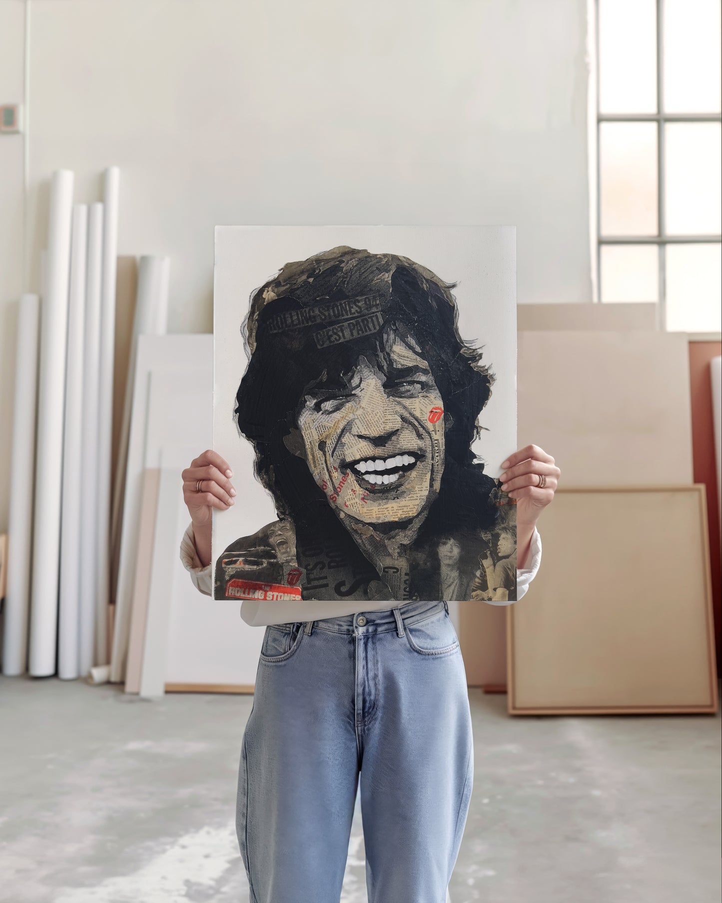 Print original - Mick Jagger 30x40