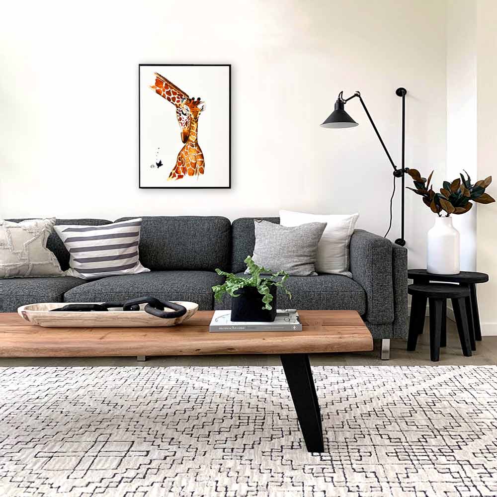 Affiche Girafe - Alexandra de Lambilly Illustration